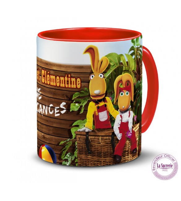 Tasse céramique Isidore et Clémentine de Croque Vacances Tasse céramique Isidore et Clémentine de Croque Vacances