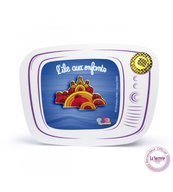Pin's haut de gamme logo générique de L’île aux enfants Pin's haut de gamme logo générique de L’île aux enfants