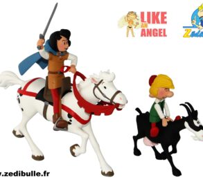 JOHAN ET SON CHEVAL + PIRLOUIT ET SA BIQUETTE