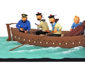 LA CHALOUPE DU SIRIUS TINTIN MILOU HADDOCK DUPOND ET DUPONT
