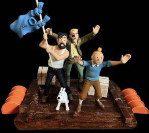TINTIN, LE RADEAU DE COKE EN STOCK AROUTCHEFF