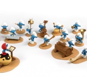 ORCHESTRE DES SCHTROUMPFS FARIBOLES les 3 coffrets 1,2,3