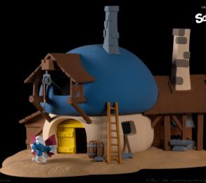 LA MAISON DU SCHTROUMPF BRICOLEUR