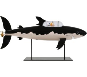TINTIN LE SOUS-MARIN REQUIN 77 CM