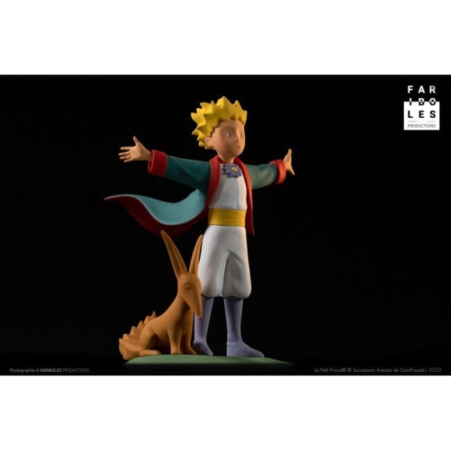 Le Petit Prince – Pack Peluche Le Petit Prince (24cm) & Le Renard (20cm) – Qualité Super Soft – Officiel Peluche Le Petit Prince Renard