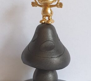 LE GRAND SCHTROUMPF « PLAQUE OR 24 CARATS »