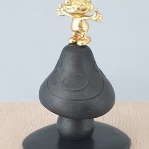 LE GRAND SCHTROUMPF "PLAQUE OR 24 CARATS" PORTE LE N° 01 / 40