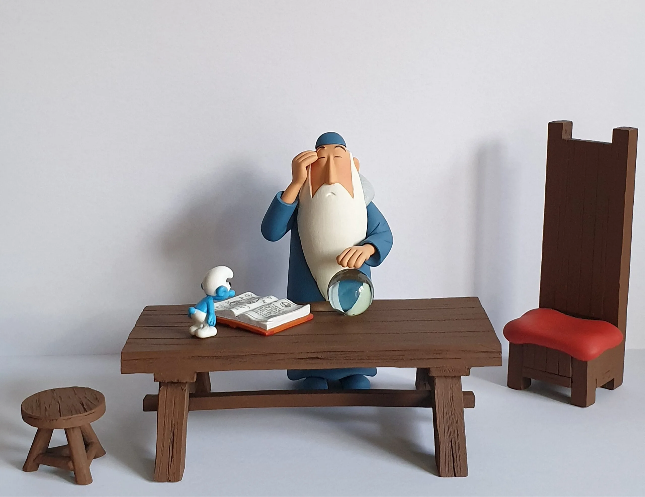 HOMNIBUS ET LE SCHTROUMPF " JOHAN & PIRLOUIT "