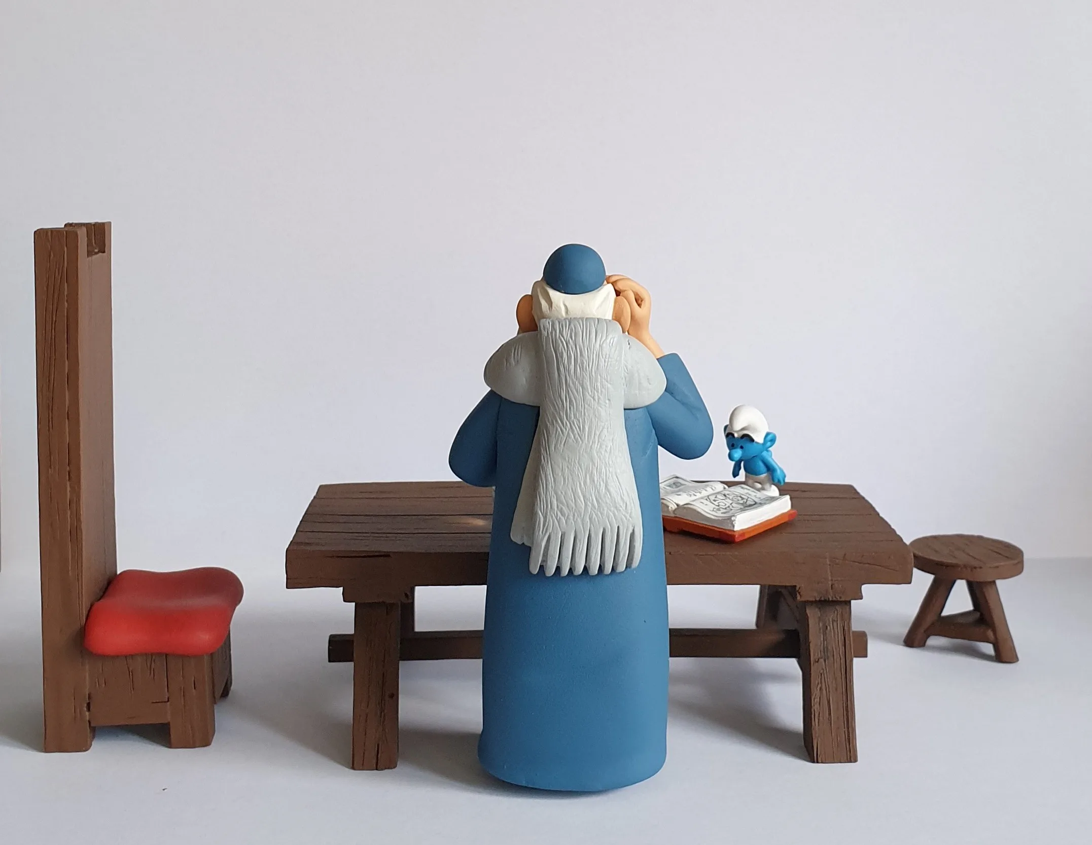 HOMNIBUS ET LE SCHTROUMPF " JOHAN & PIRLOUIT "