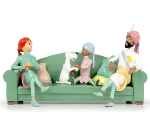 Tintin et Milou, la scène du Divan