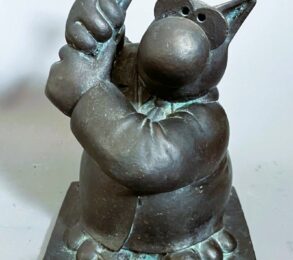 Le Chat golfeur « Bronze »