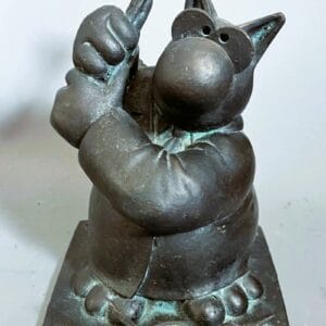 Le Chat golfeur "Bronze"