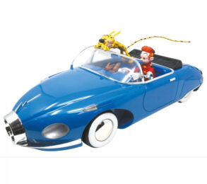 Spirou, Marsupilami et Spip dans la Turbotraction