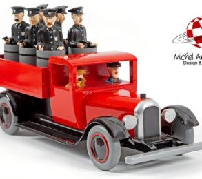 Le Camion policier Tintin en Amérique