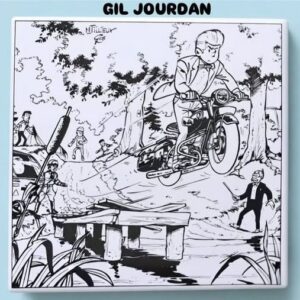 Plaque émaillée Gil Jourdan