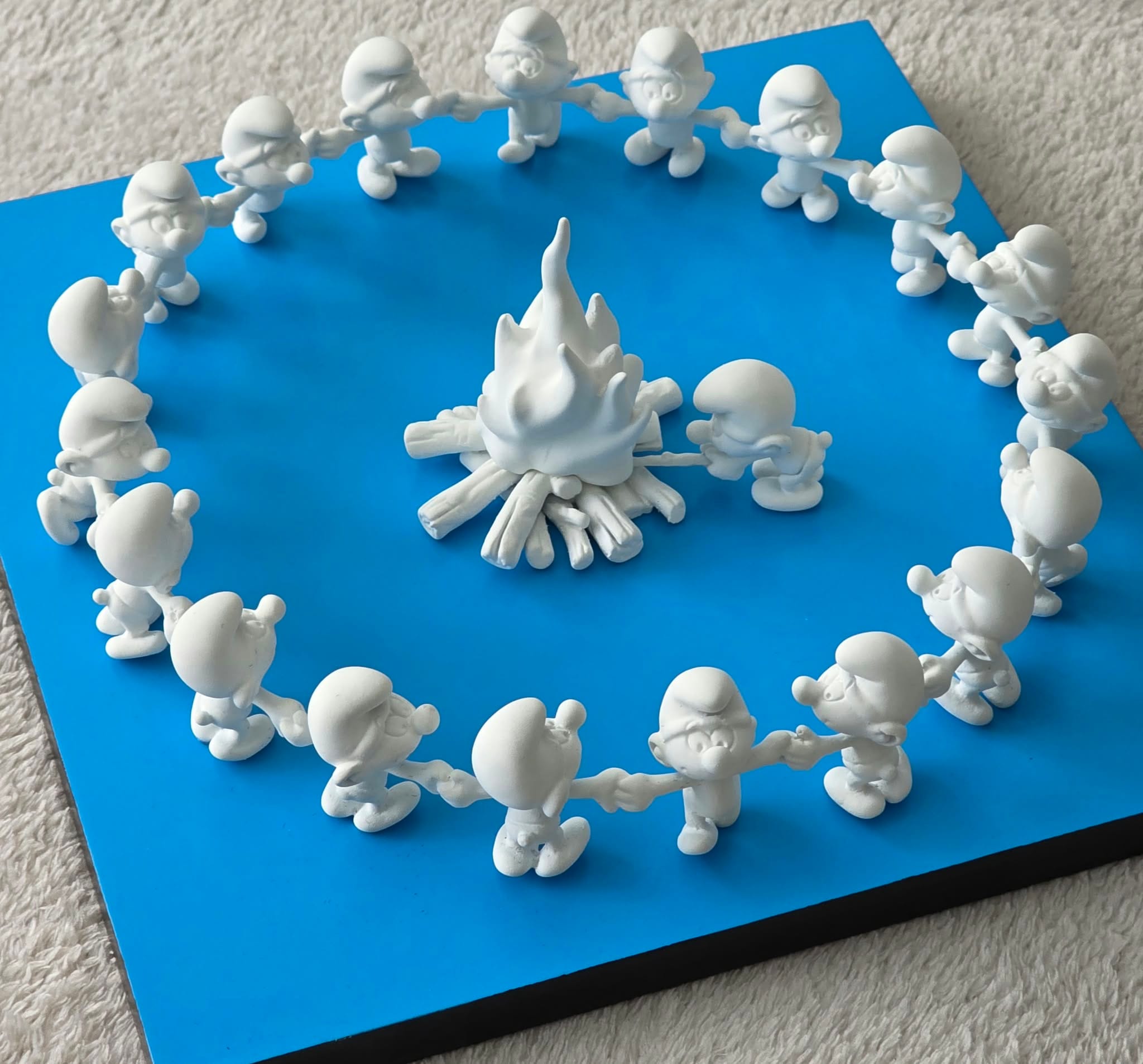 La Ronde des Schtroumpfs "blanc velours" – Image 6