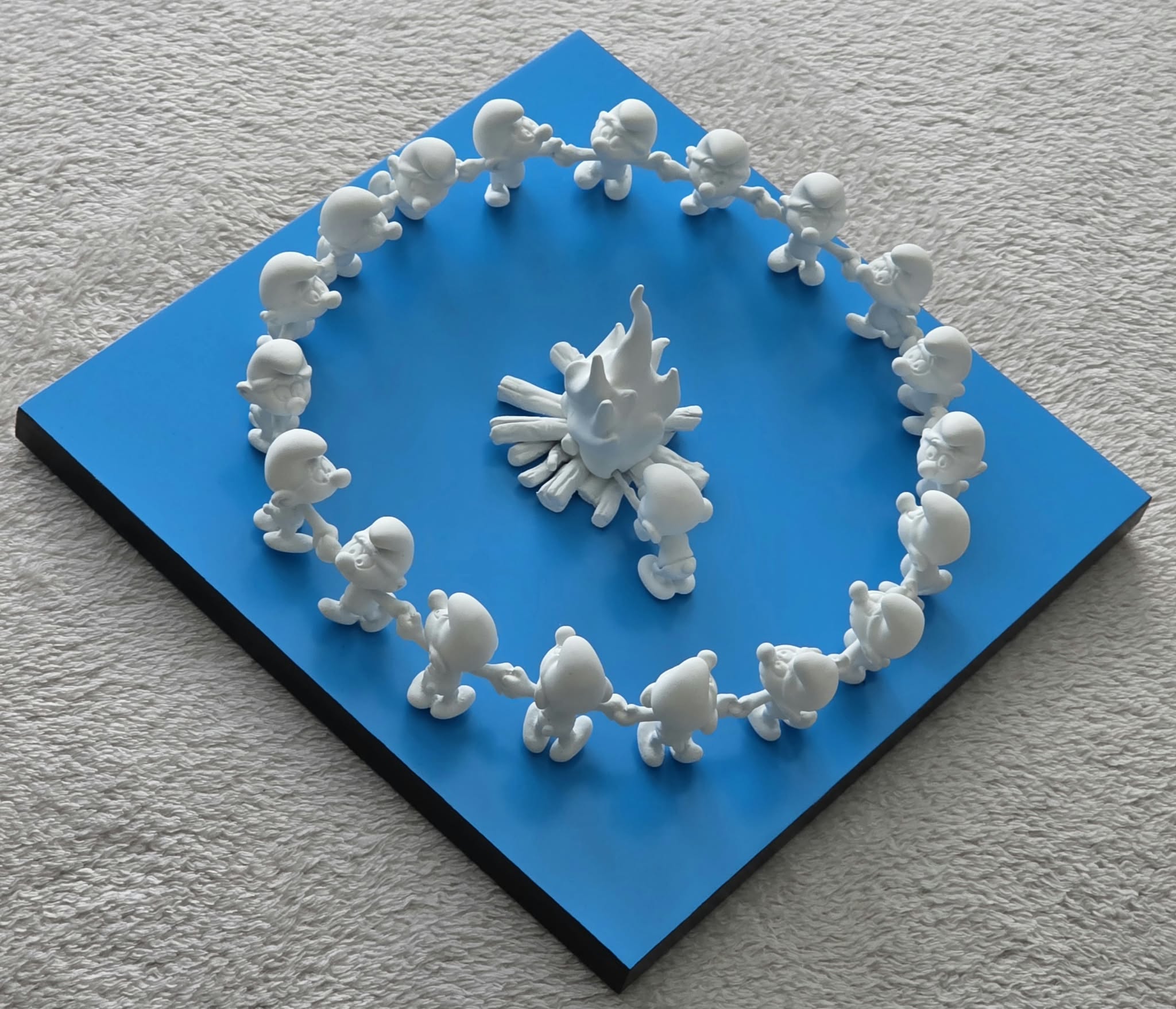 La Ronde des Schtroumpfs "blanc velours" – Image 4