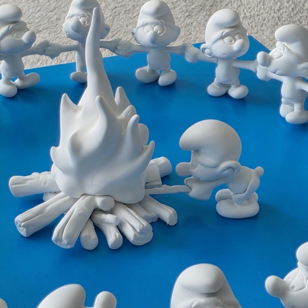 La Ronde des Schtroumpfs "blanc velours" – Image 7